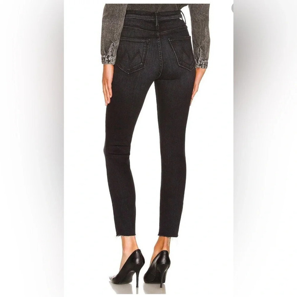 MOTHER The Pixie Swooner  Ankle fray Jeans In thunder road size 29 - Picture 2 of 11